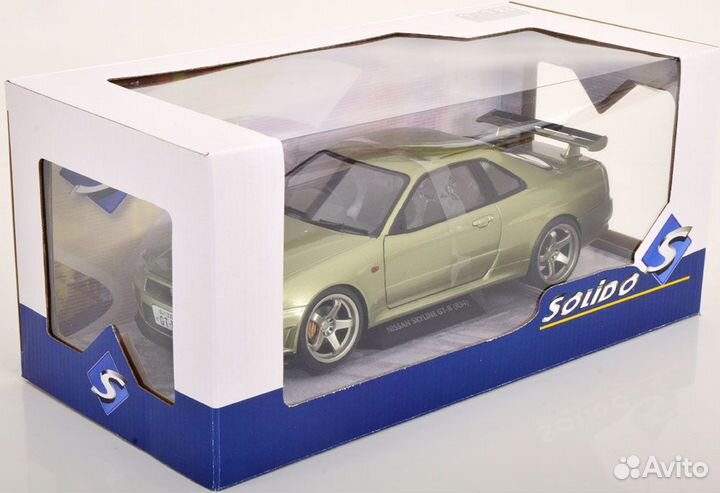 Nissan Skyline GT-R R34 1999 Solido 1:18