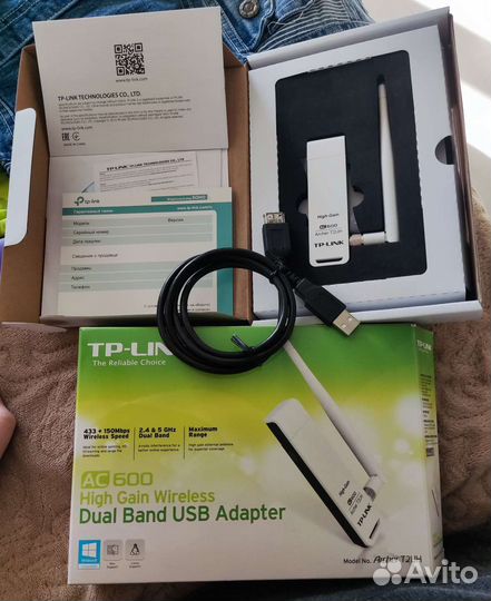 Usb wifi адаптер Tp Link AC 600