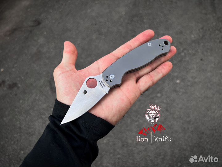 Нож Spyderco paramilitary 3 Титан