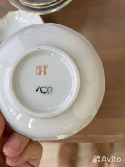 Чайный набор СССР фарфор