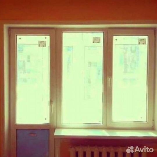 Пластиковое окно новое с установкой