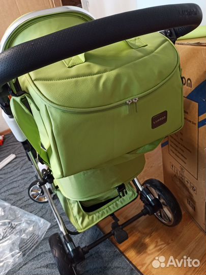 Детская коляска Luxmom 608 эко кожа 2в1, 3в1 new