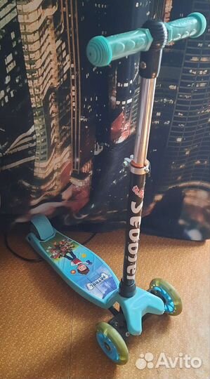 Самокат трехколесный Scooter Щенячий патруль
