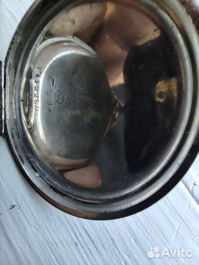 Часы карманные серебро 800, 19 век