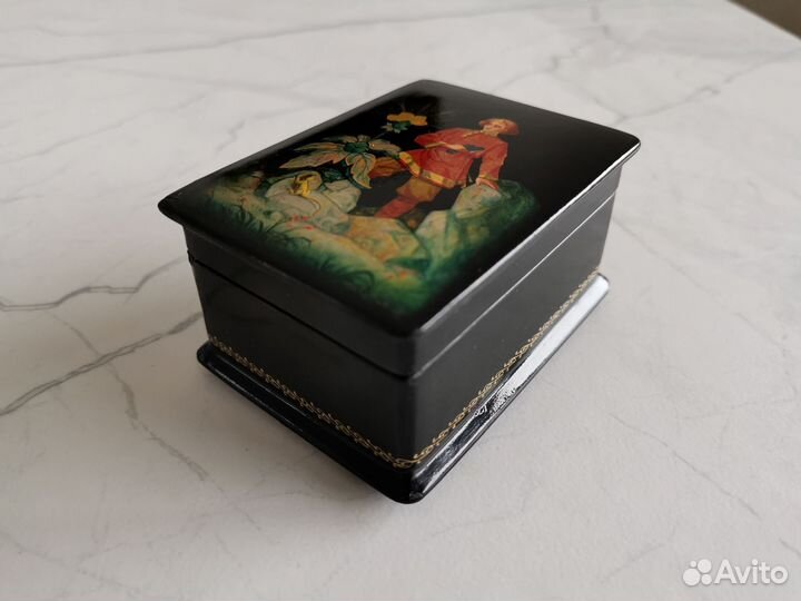 Шкатулка Федоскино СССР 1960е 