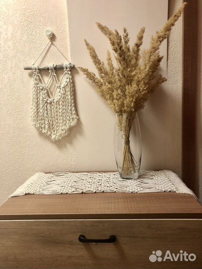 Салфетка макраме декор раннер