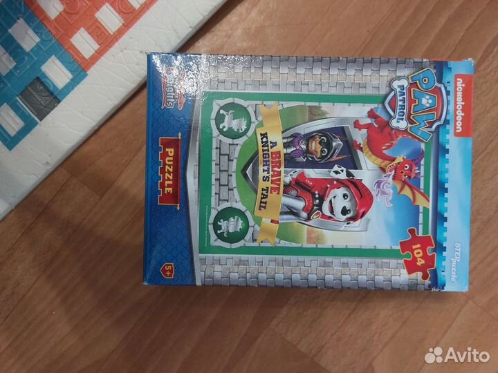 Пазлы щенячий патруль