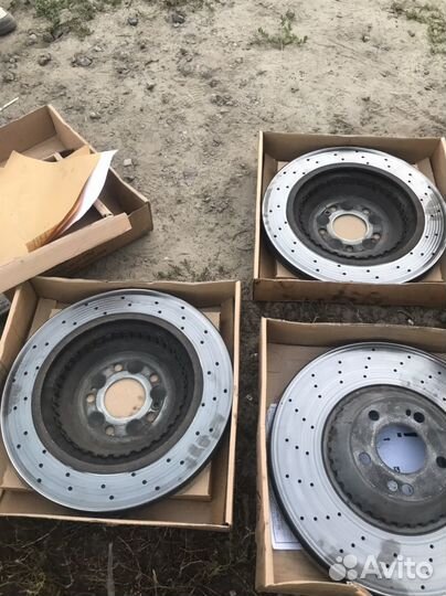 Тормозные диски mercedes w222 amg