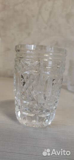 Хрустальные фужеры и рюмки