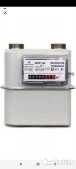 Счетчик газовые G4, G6 и водмеры