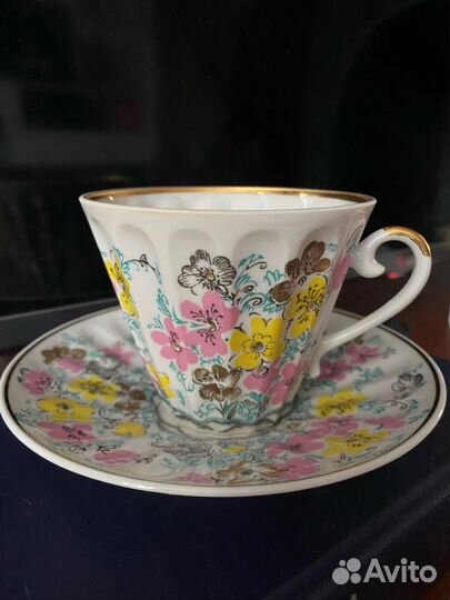 Чашка с блюдцем СССР