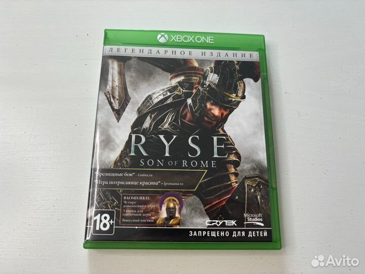 Ryse son of rome xbox one диск