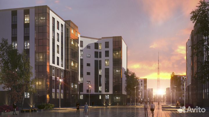 3D визуализация коттеджа генплана здания интерьера