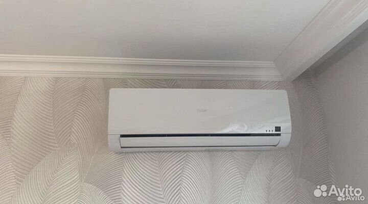 Установка сплит - систем.Закладка трасс, Мойка