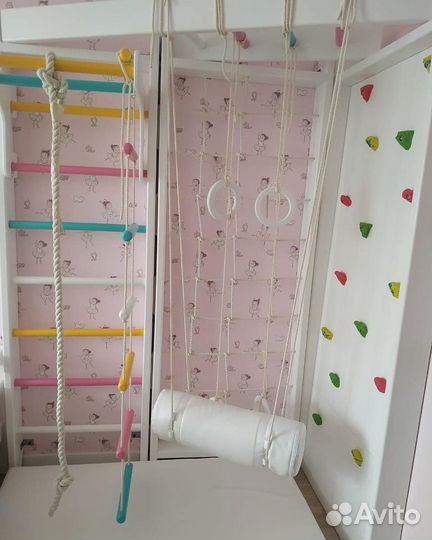 Угловой домашний спортивный комплекс (3 секции)