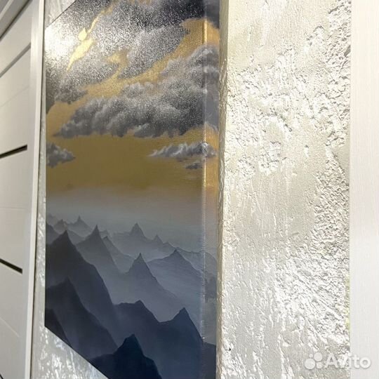 Современный пейзаж маслом. Картина для интерьера