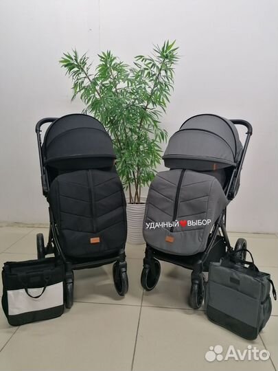 Новая коляска Luxmom H2 с перекидной ручкой