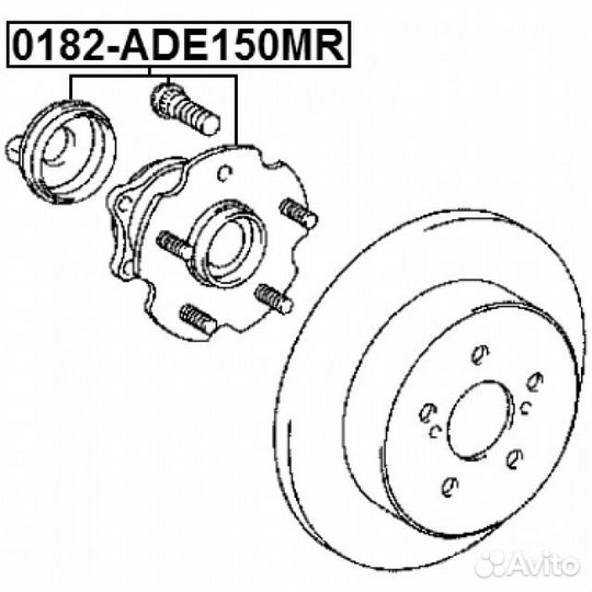 Подшипники в сборе со ступицей febest 327709037