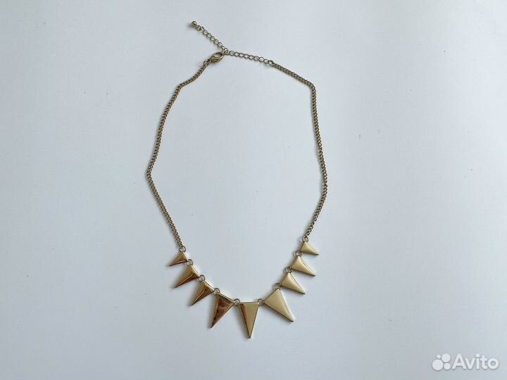 Колье бижутерия геометрическое