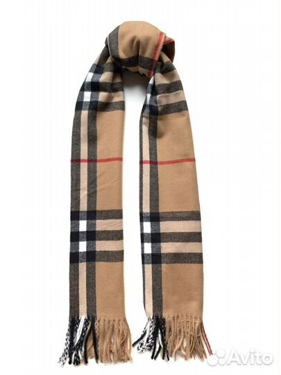 Палантин шерстяной с кисточками