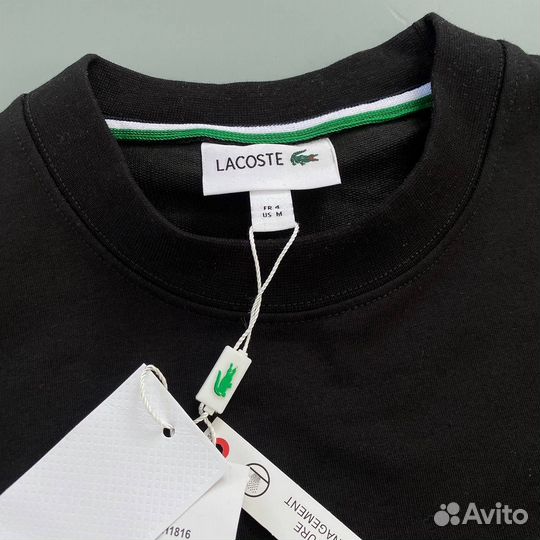 Свитшот lacoste черный