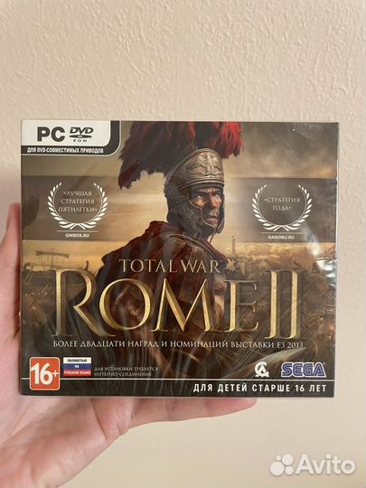 Диск для пк Total war Rome II (новый, силд)