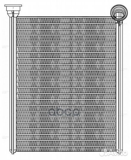 Радиатор отопителя салона PSA 308/C4 07