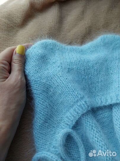 Чепчик мишка из пуха норки. Шапочка с ушками