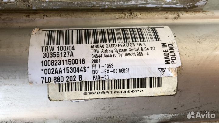 Подушка в руль в торпеду Порш Кайен 2006