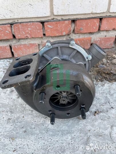 Турбокомпрессор (турбина) для камаз дв. евро-2 (левый) 4-6 шп. / Восстановленный