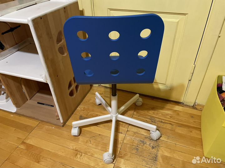 Растущий стул школьный IKEA юлес