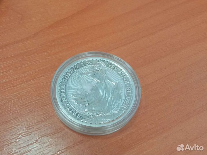 2 фунта стерлингов 2017 г. Британия. Ag999