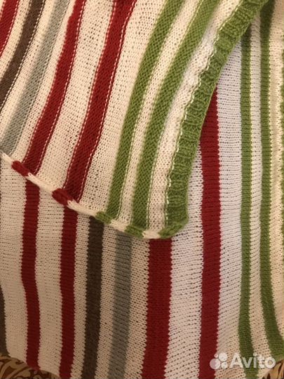 Вязаное детское одеяло / плед