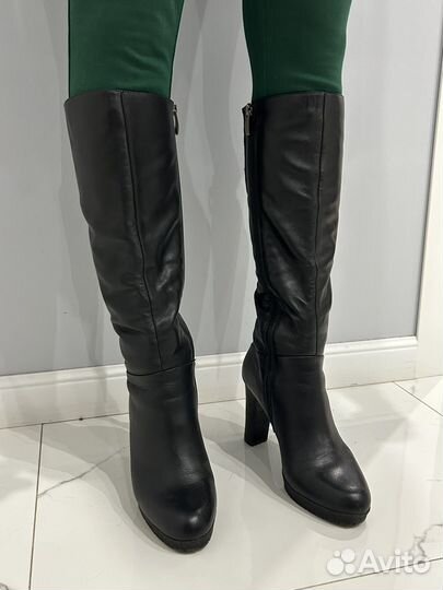 Сапоги женские натуральная кожа зима 39 размер