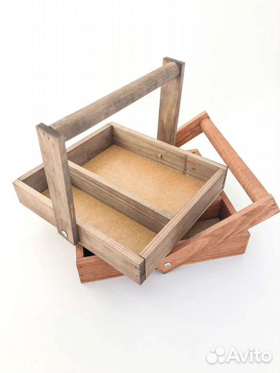 Деревянные боксы для фудфлористики