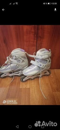 Роликовые коньки женские 39