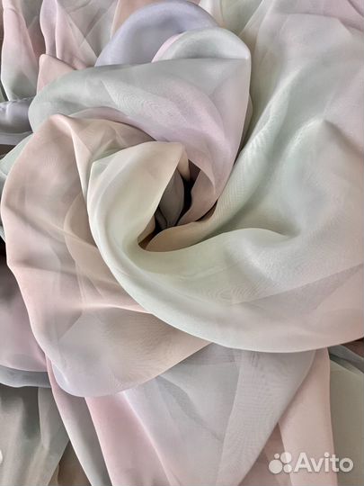 Тюль радужная