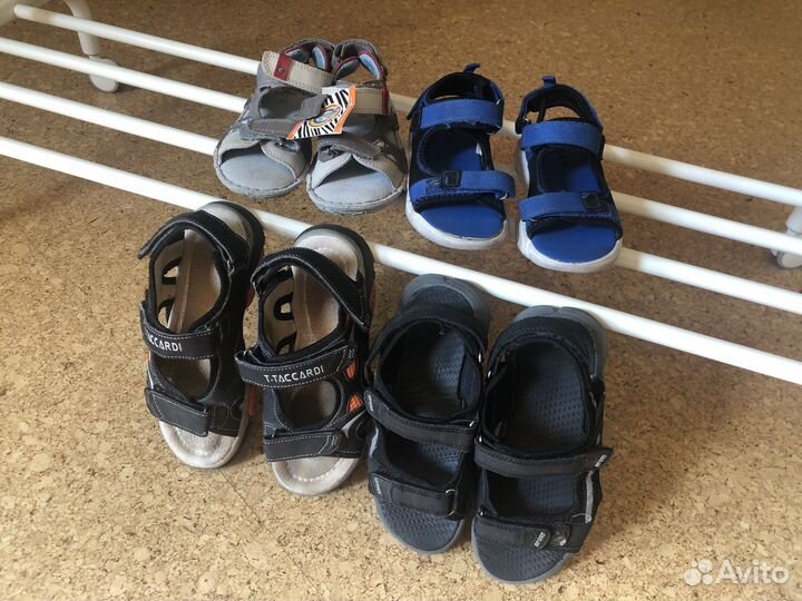 Сандалии детские пакетом 4 пары в садик