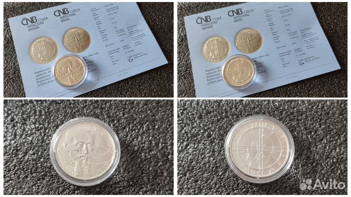 Серебряные монеты Чехии