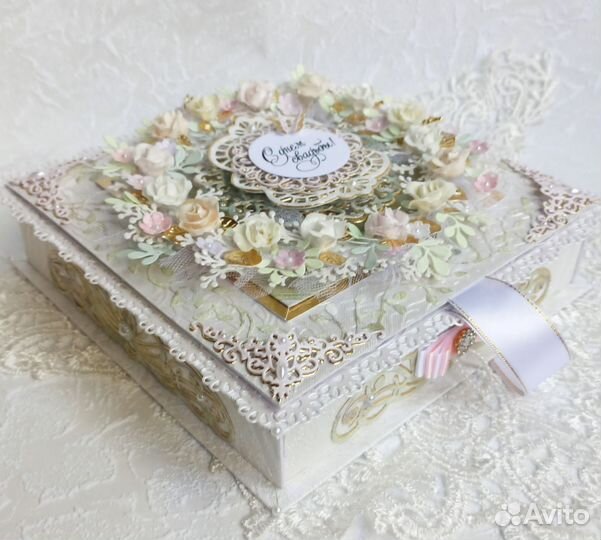 Коробочка для денег на свадьбу, открытка свадебная