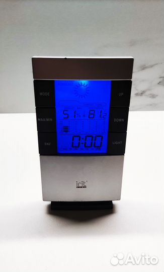 Электронная метеостанция с часами