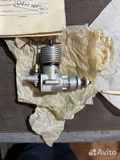 Авиамодельный микродвигатель мк 12в