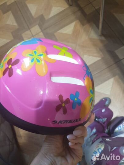 Роликовые коньки 34-37 р-р раздвижные