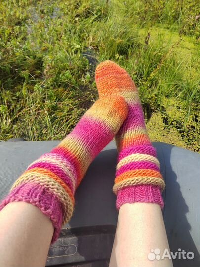 Носки вязаные ручной работы