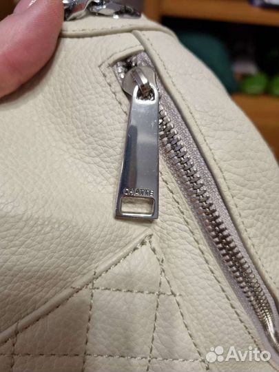 Сумка натуральная кожа бежевая оригинал