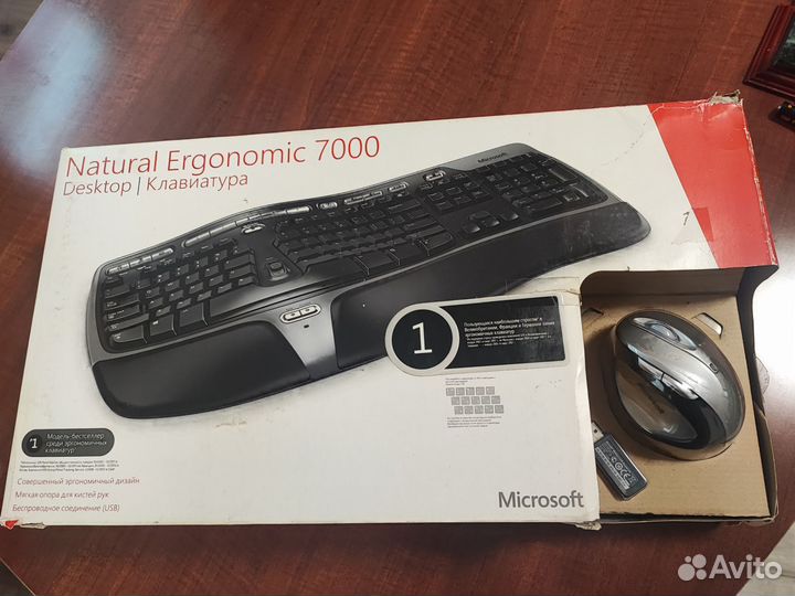 Беспроводная клавиатура и мышь microsoft