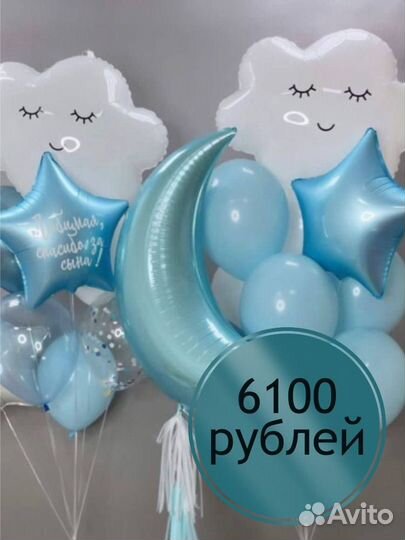 Воздушные шары на Рождение, Гелиевые шарики и шары