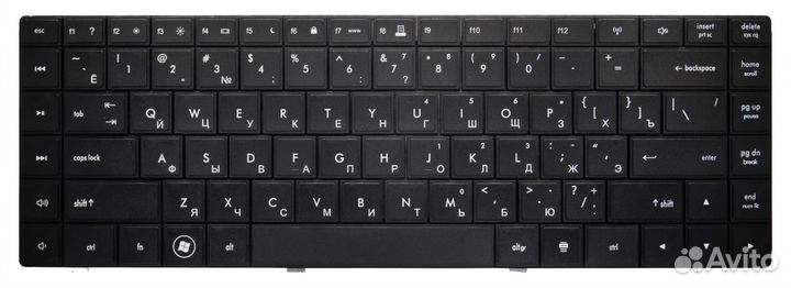 Клавиатура для ноутбука HP Compaq 620, 621, 625 че