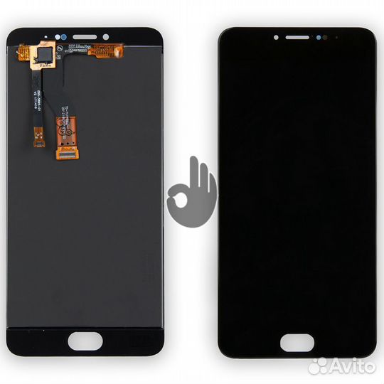 Дисплей для Meizu M3 Note (M681H) +тачскрин (черны