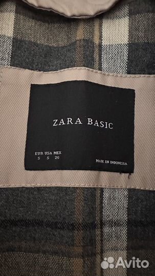 Плащ тренч женский Zara